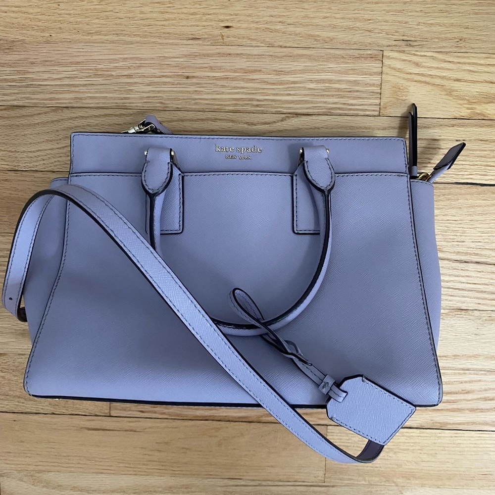 Purple satchel